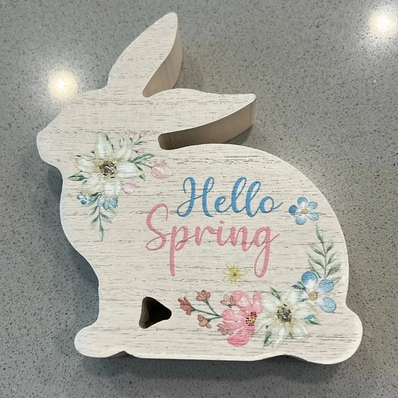 Ashland Other - Ashland Hello Spring Wooden Easter Sign Decor